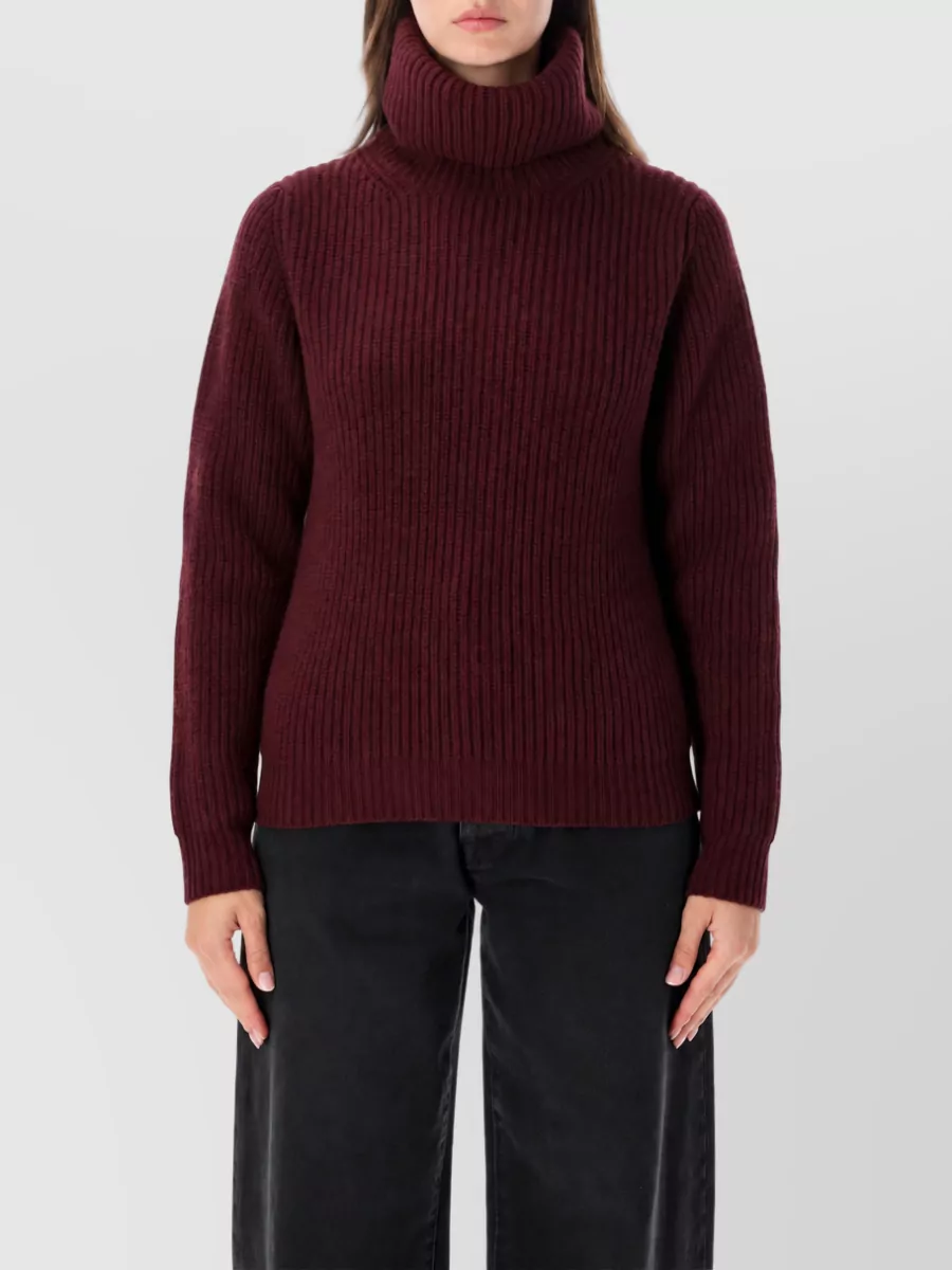 Fortela wool cashmere high neck sweatshirt