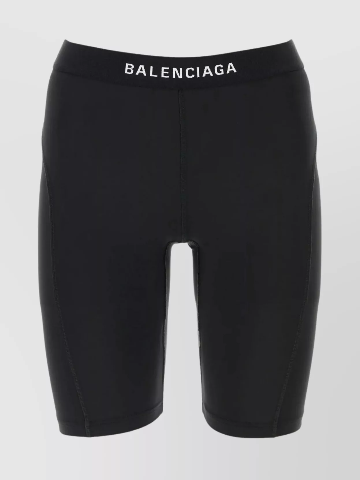 Shop Balenciaga Elastic Waistband Cropped Leggings