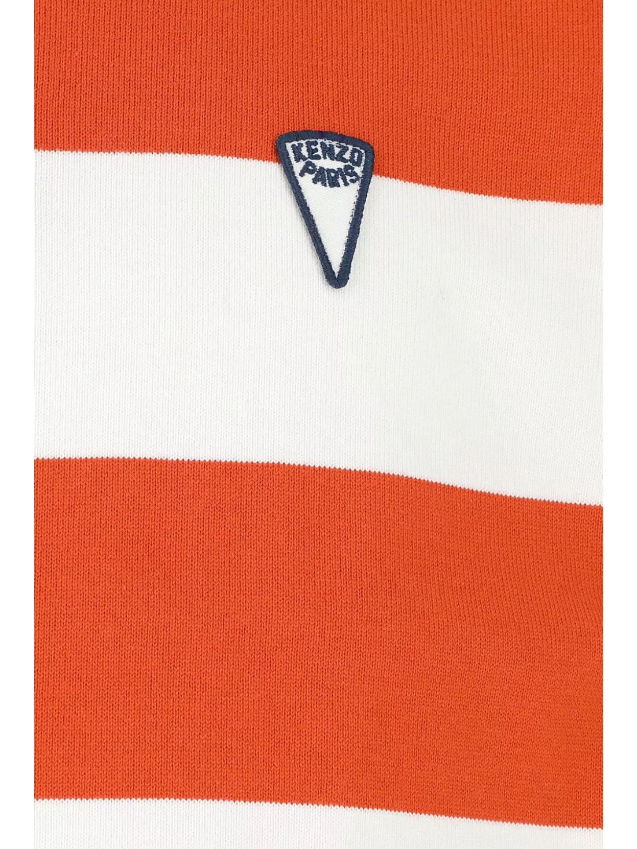 Kenzo White And Red Polo T-shirt With Embroidered Logo In White