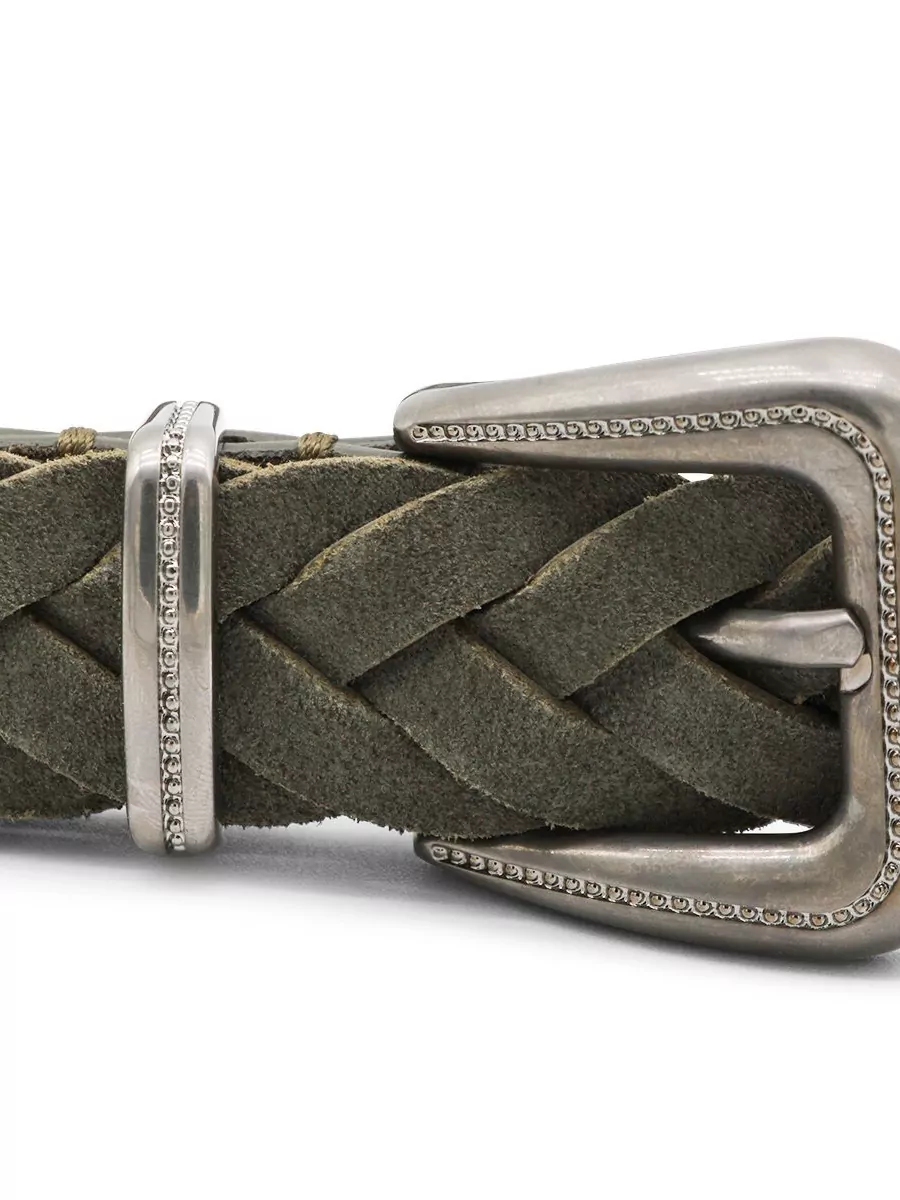 Brunello Cucinelli Adjustable Braided Belts For Versatile Style