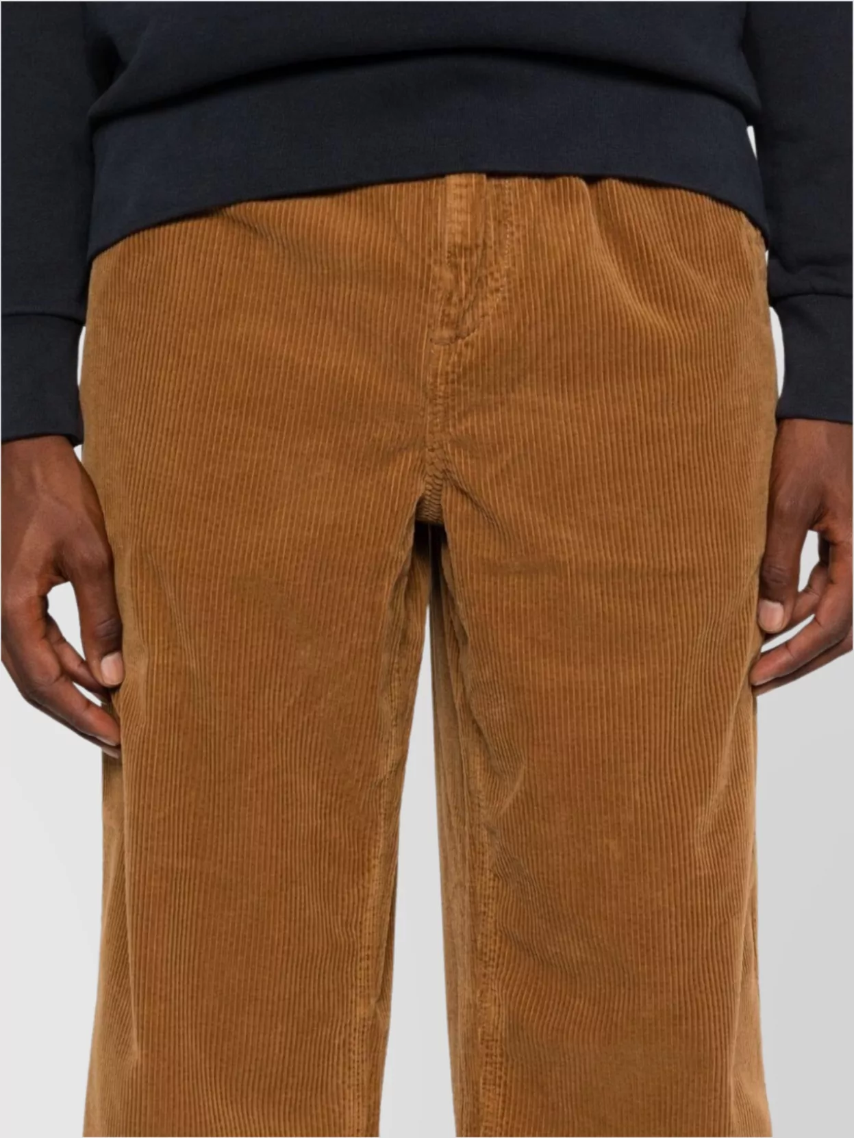 Polo Ralph Lauren Pleated Corduroy Trousers Elastic Waistband