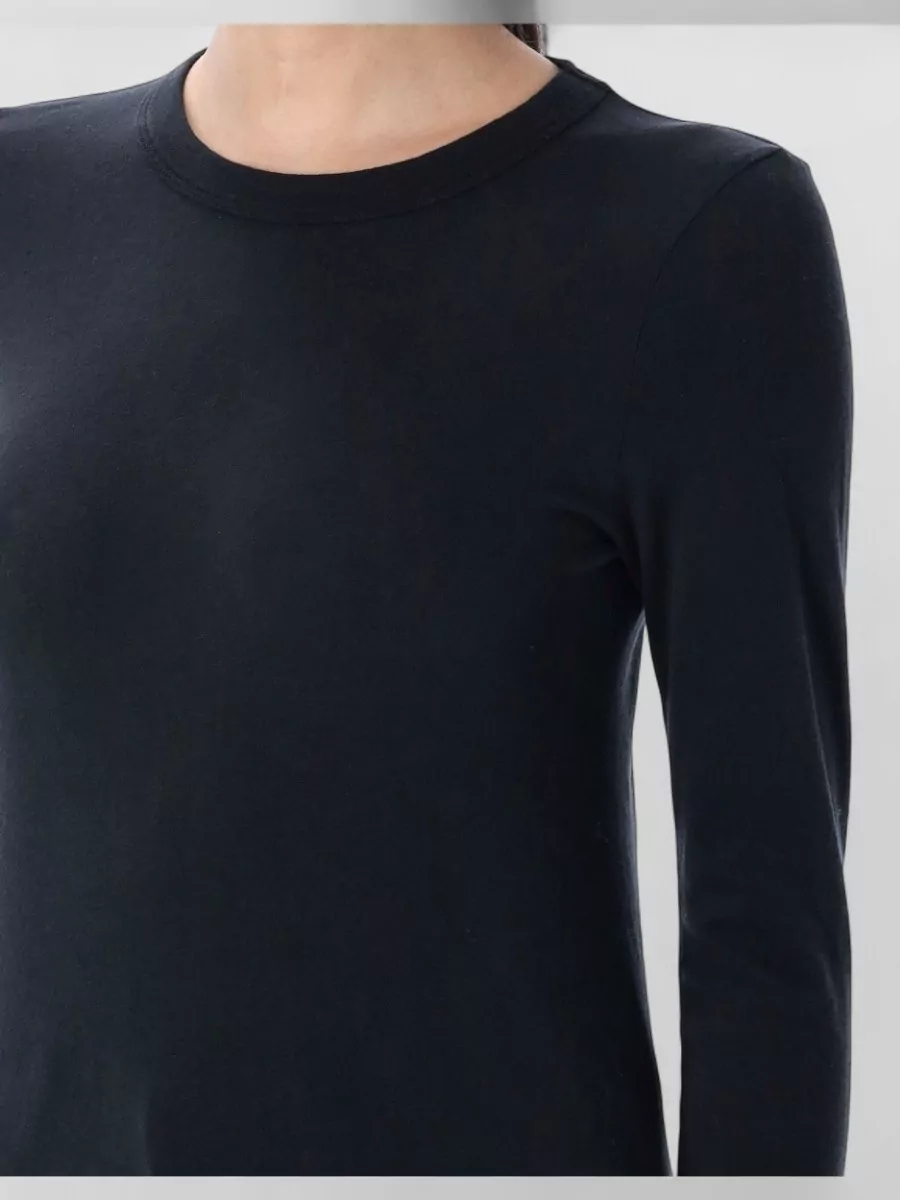 American Vintage Cotton Ribbed Long-Sleeve T-Shirt
