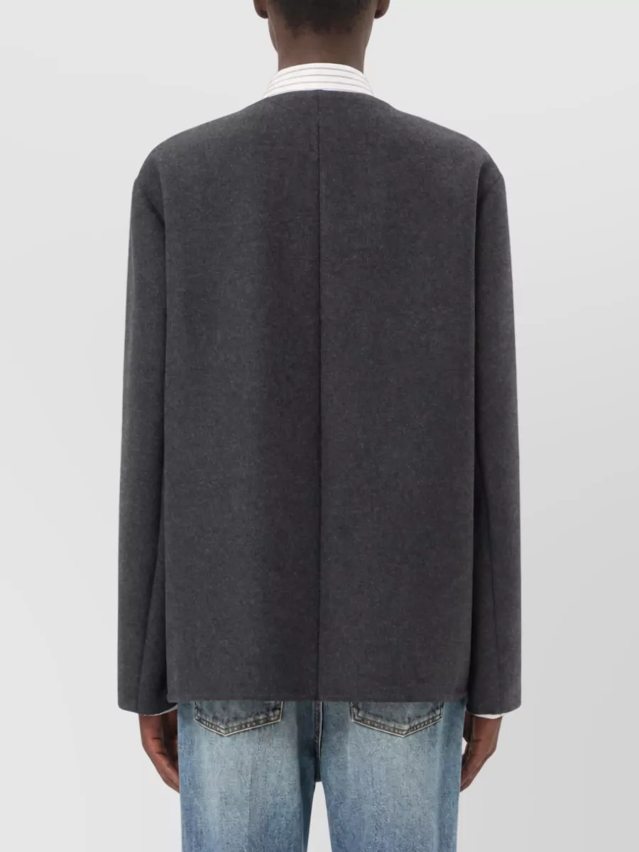 Valentino Wool Single-Breasted Coat