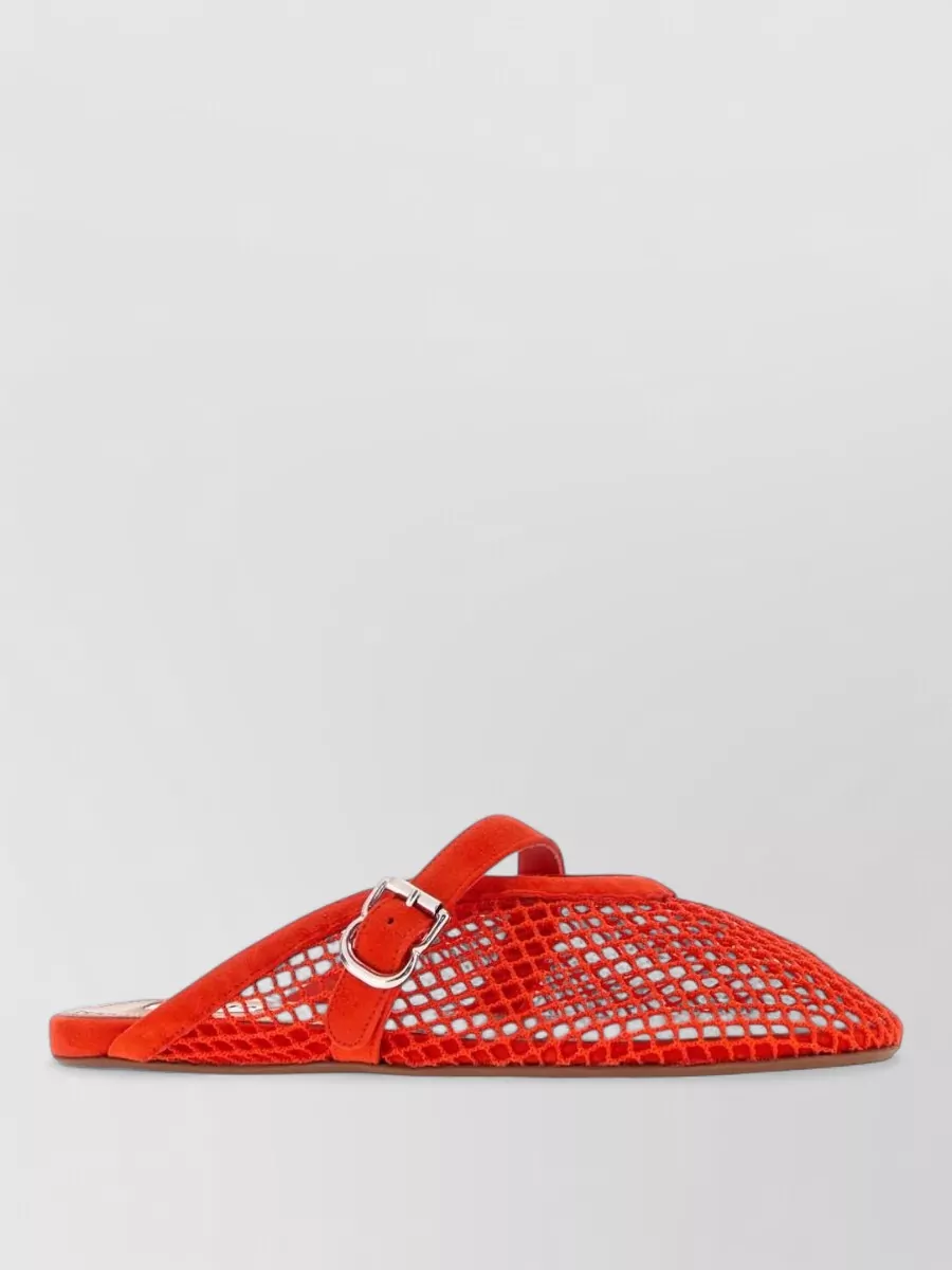 Alaïa Leather Mules In Multi