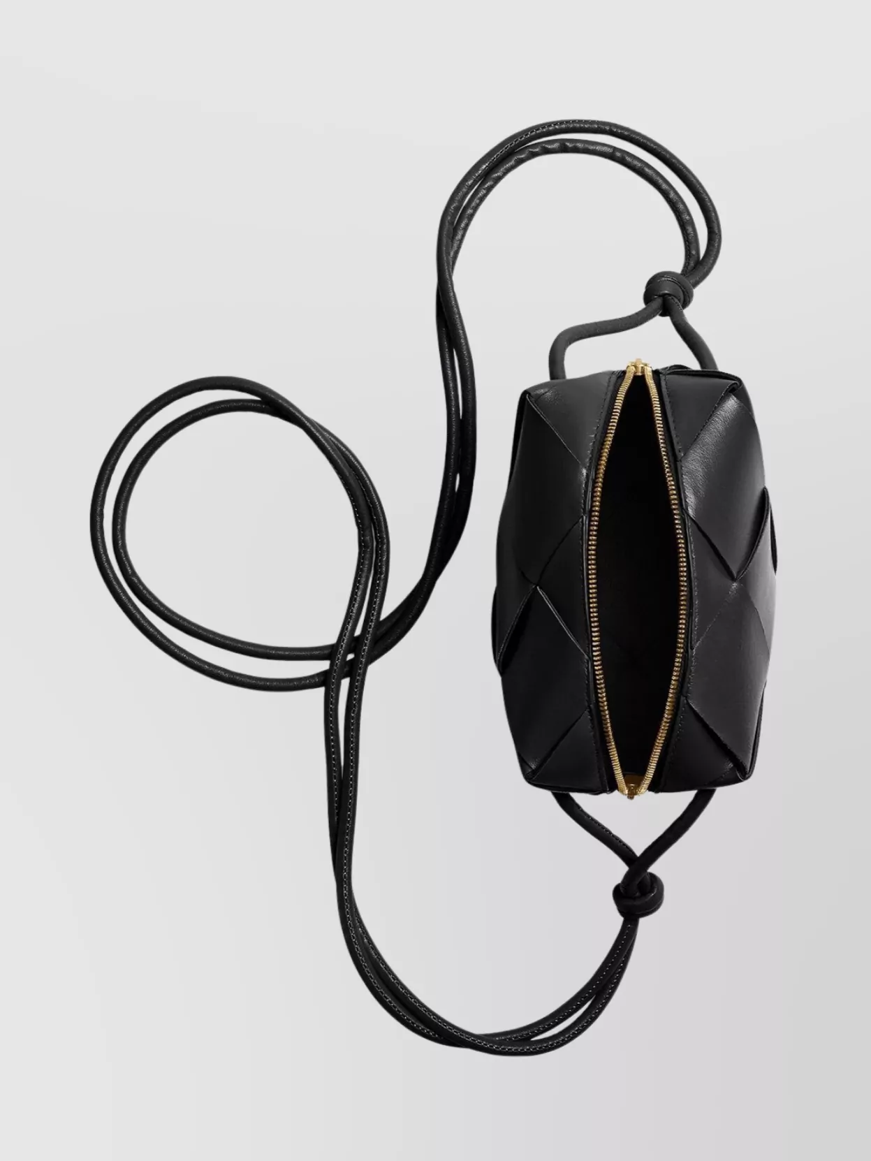 Bottega Veneta Small Camera Bag Woven Strap