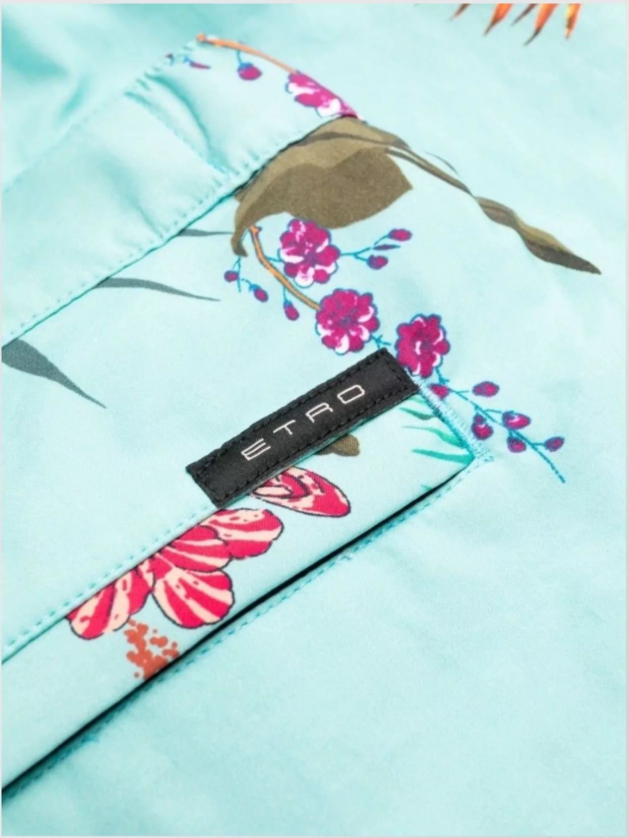 Etro Floral Print Swim Shorts