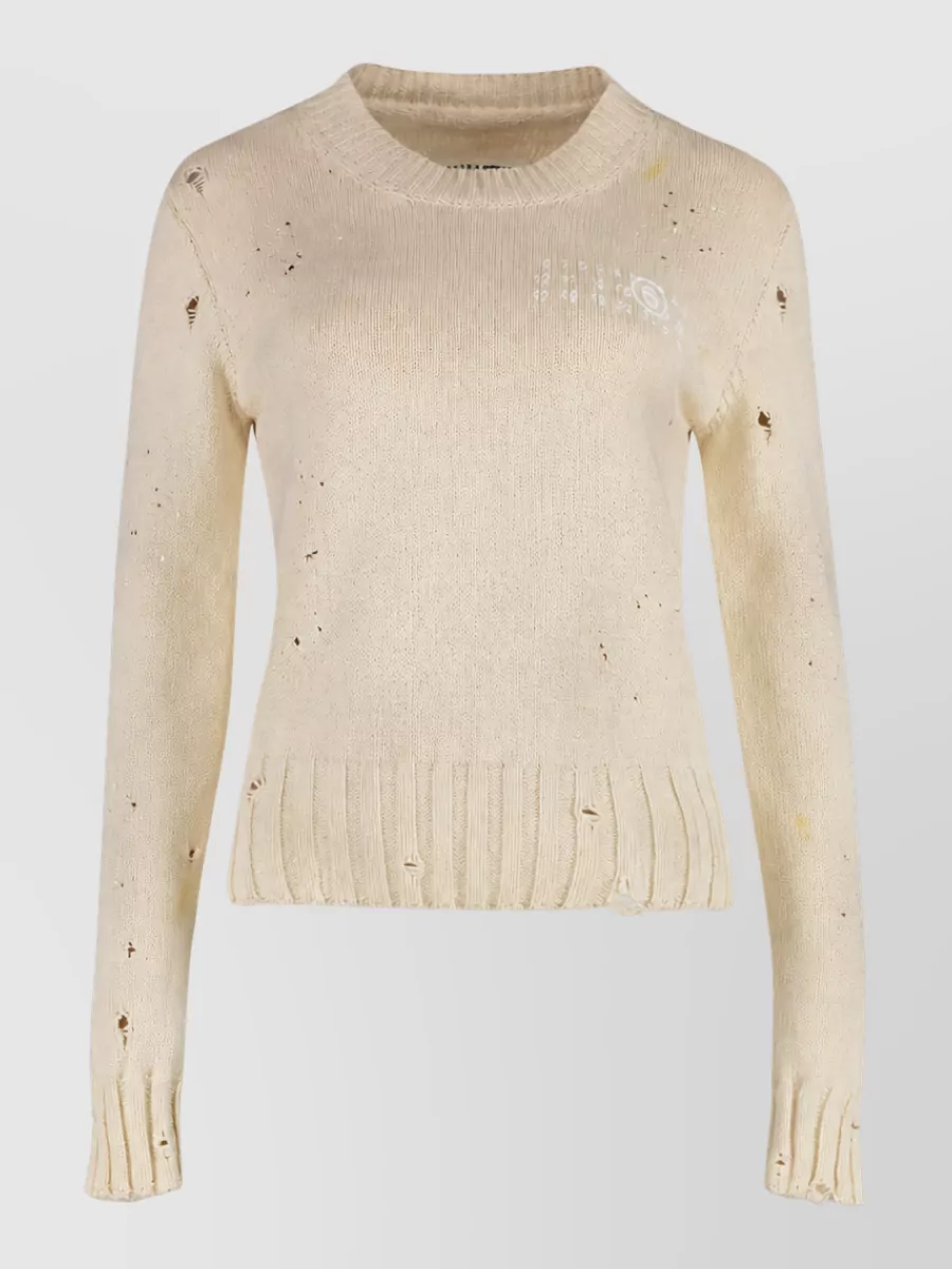 Mm6 Maison Margiela Cotton crew-neck sweatshirt