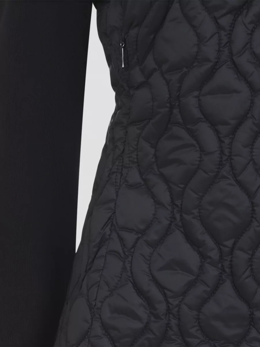 Moncler Quilted Zip-Up Cardigan
