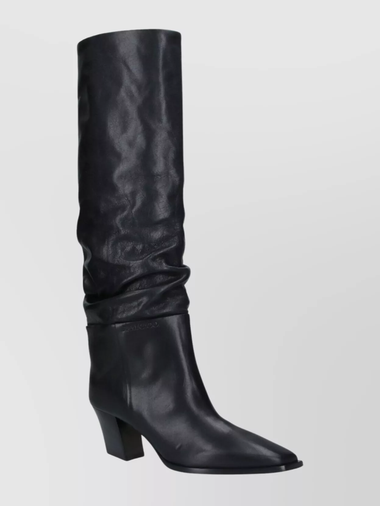 Jimmy Choo Stylish Pointed Toe Block Heel Ankle Boots