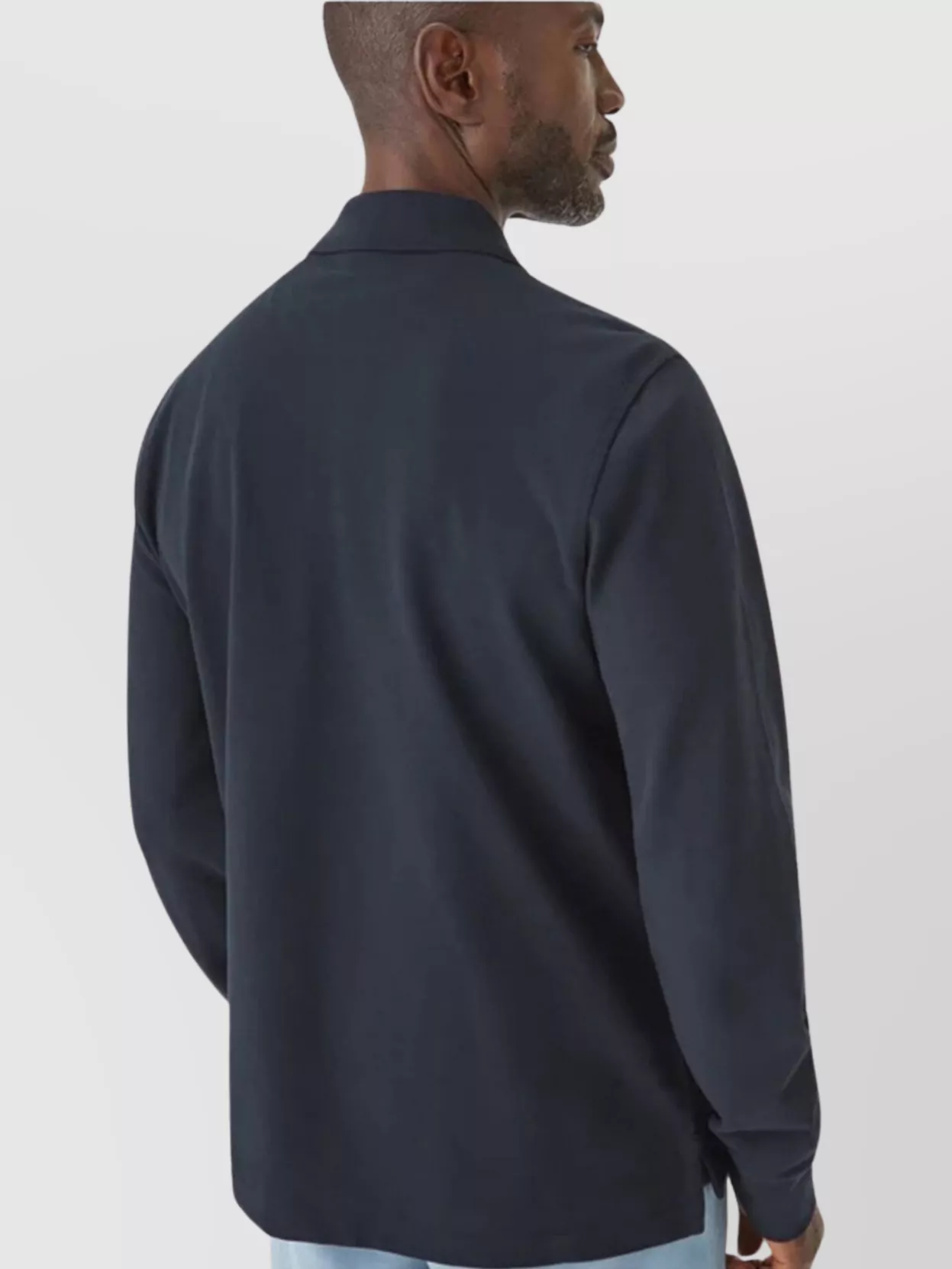 Belstaff Collared Long Sleeves Polo Shirts In Blue