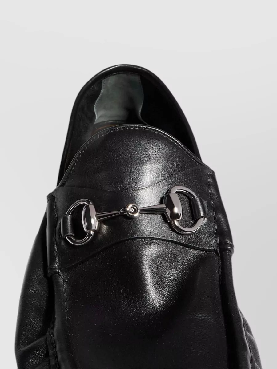 Gucci Calfskin Leather Loafers