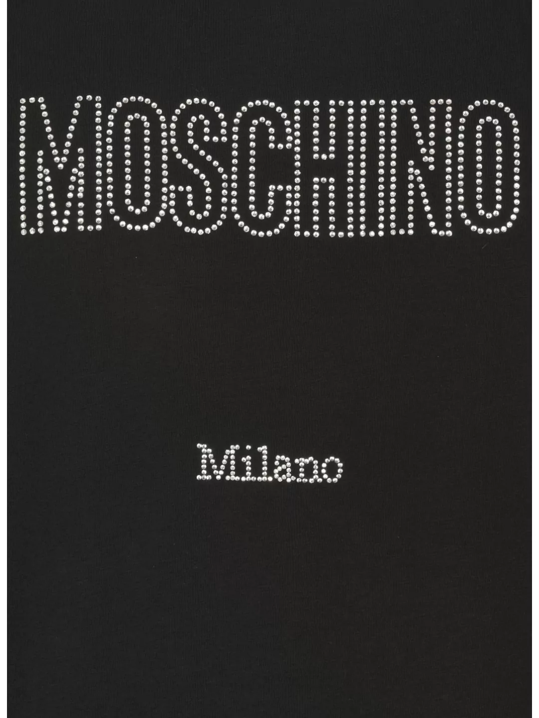 Moschino Cotton Hoodie With Drawstrings And Kangaroo Pocket