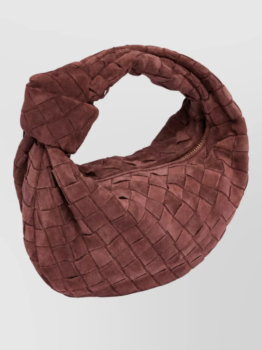 Bottega Veneta Mini Jodie Leather Clutch Bag