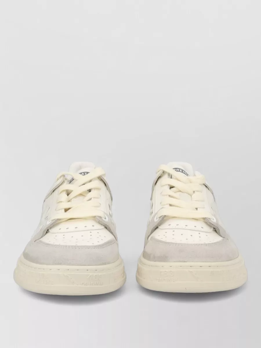 Premiata leather low-top sneakers