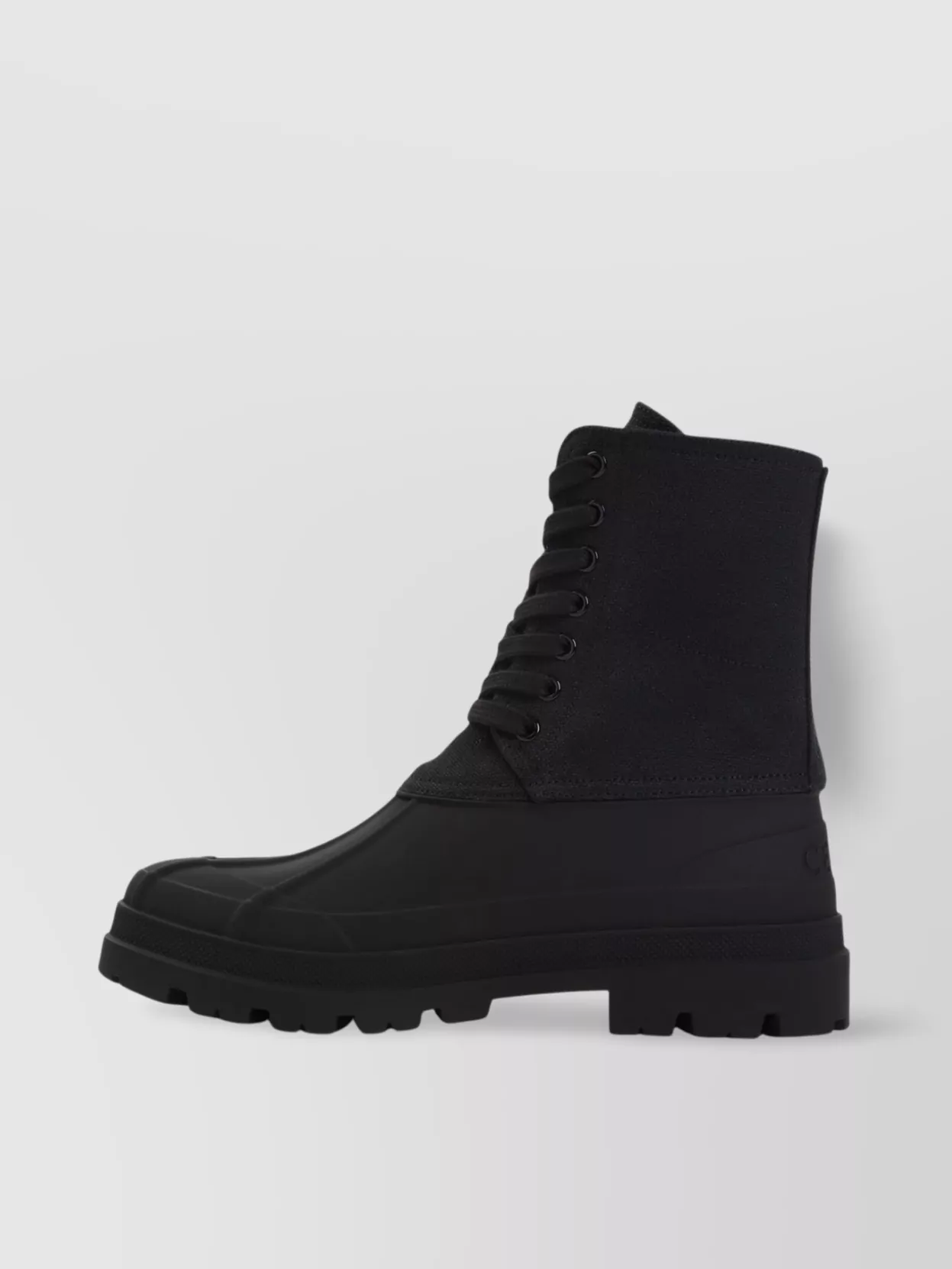Celine Triumph Canvas High-Top Chunky Boot