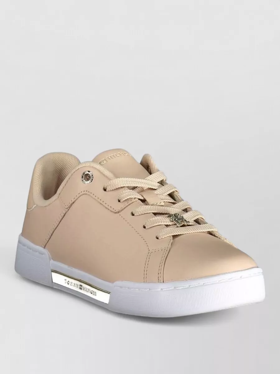Tommy Hilfiger Leather Lace-Up Sneakers