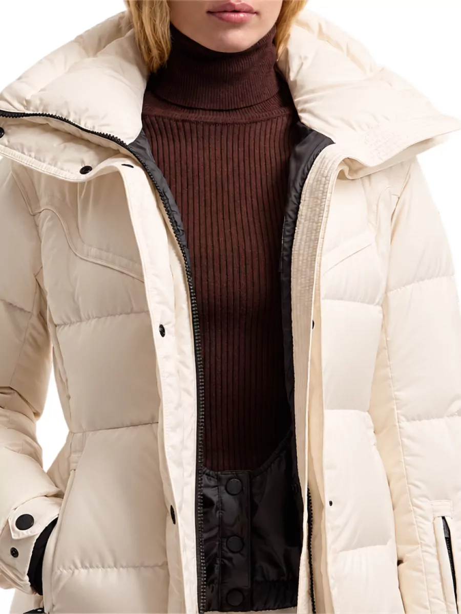 Moncler Down Belted Ski Jacket