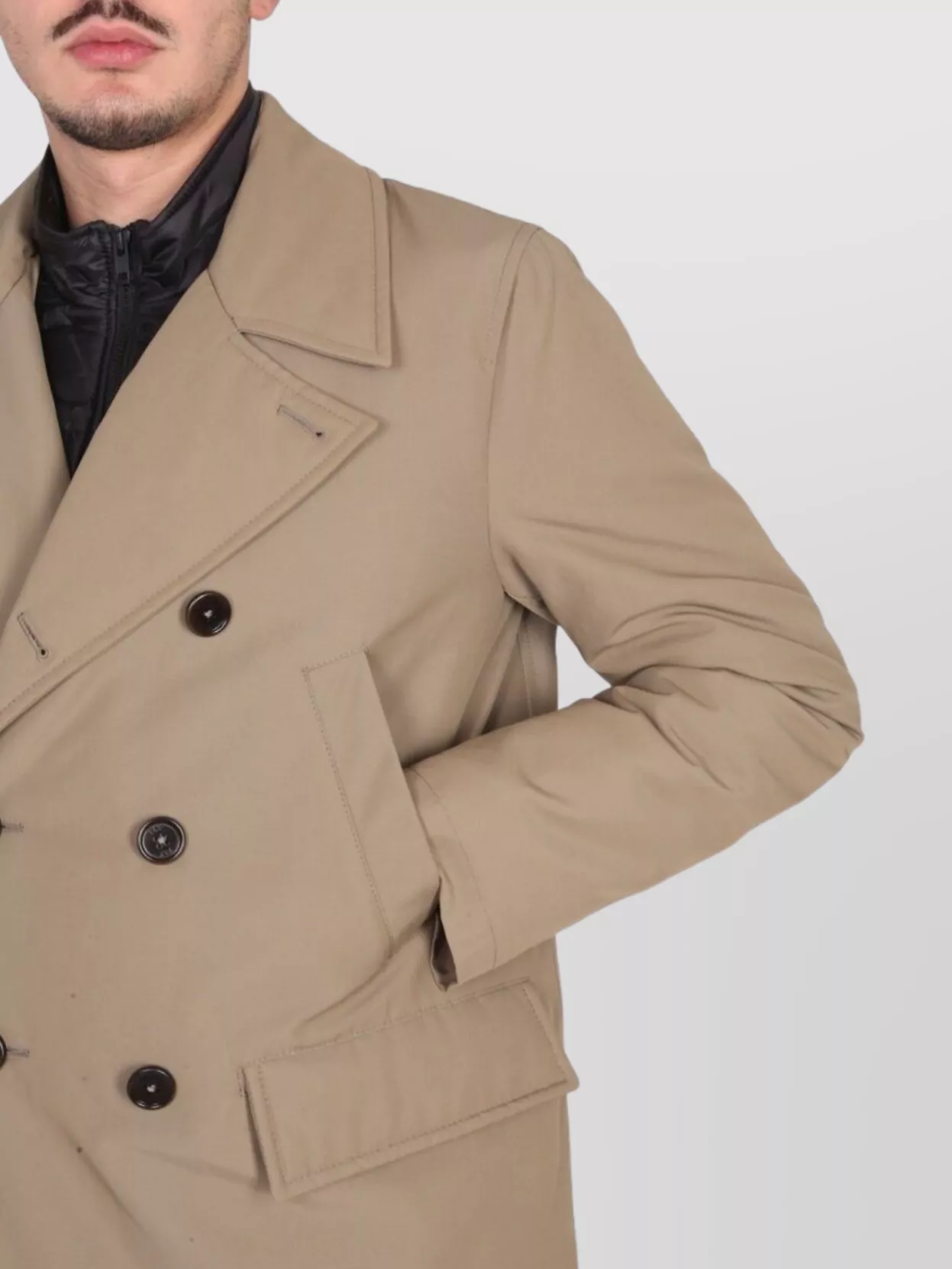 Fay Peacot Double Front Trenches And Coats