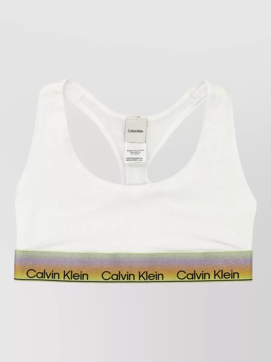 Calvin Klein logo band bralette