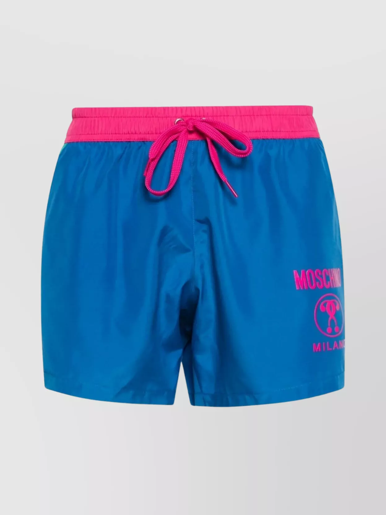 Shop Moschino Beachwear Patch Pocket And Pockets