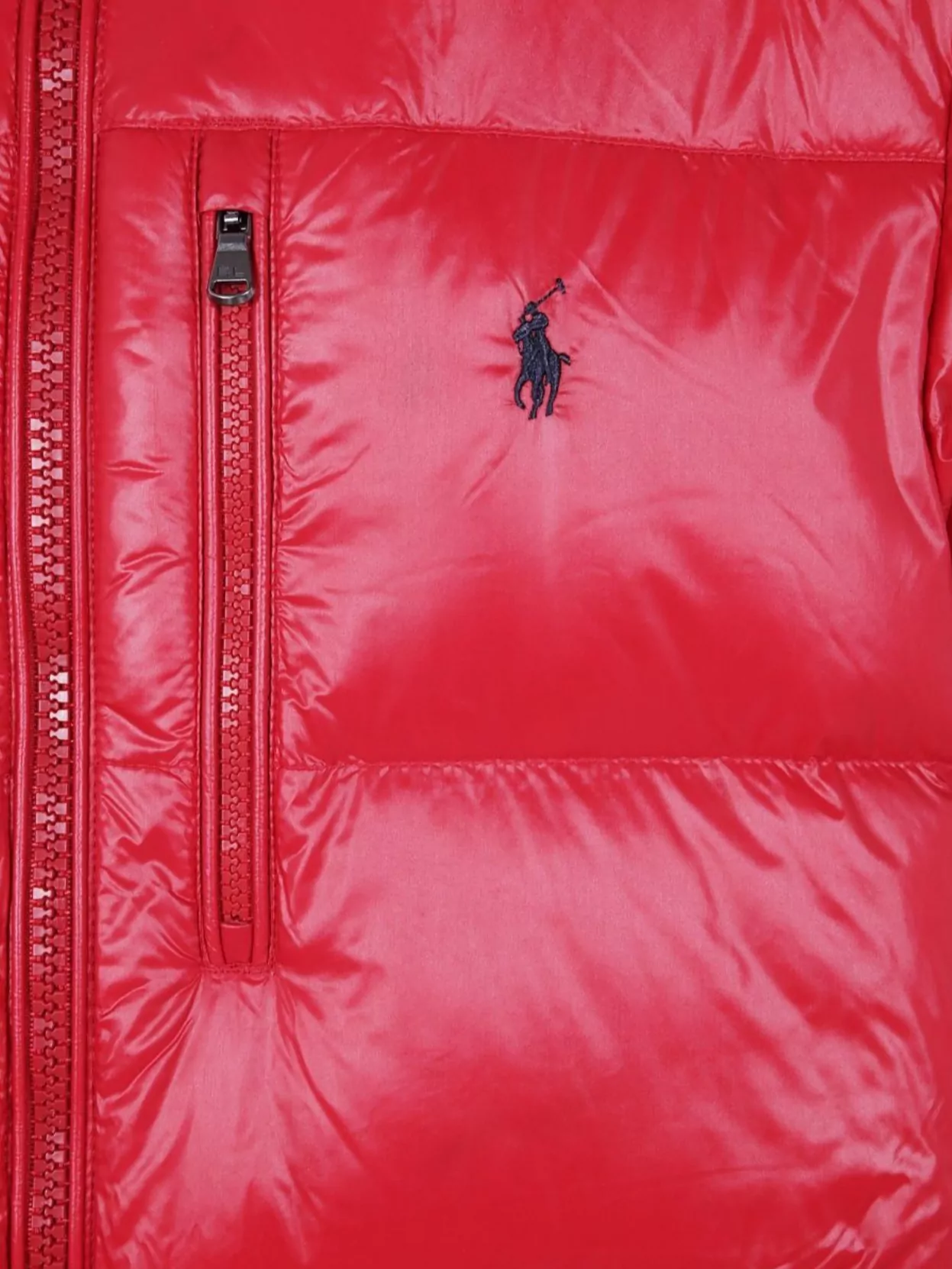 Polo Ralph Lauren Quilted Hooded Bomber Jacket With Zippered Pocket