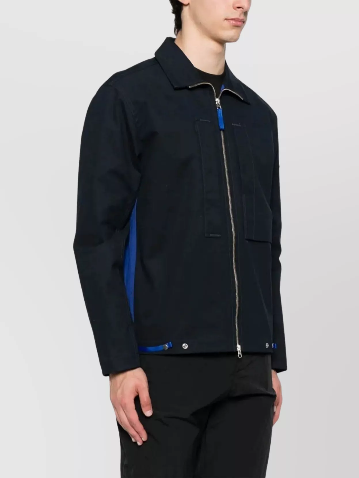Stone Island Overshirt Canvas Adjustable Drawstring In Multi