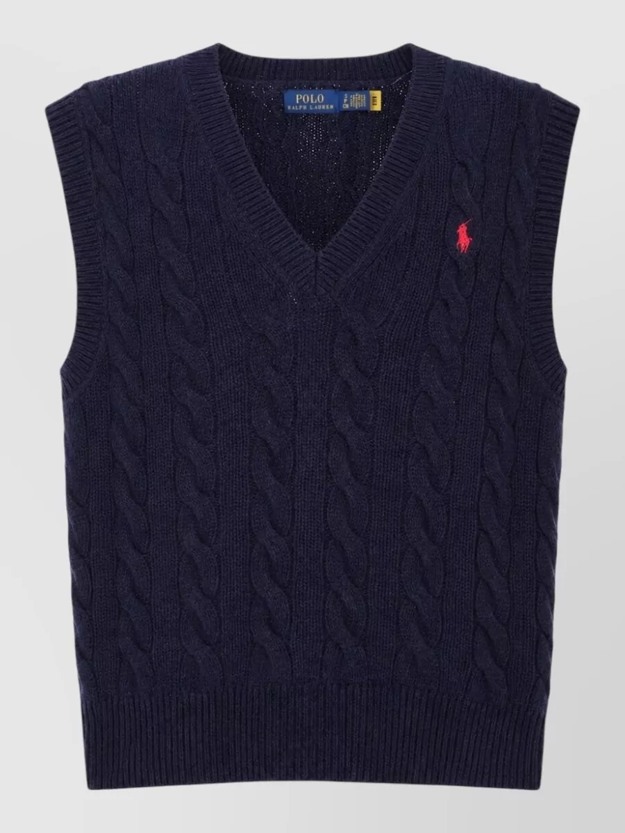 Polo Ralph Lauren wool cashmere knitted gilet