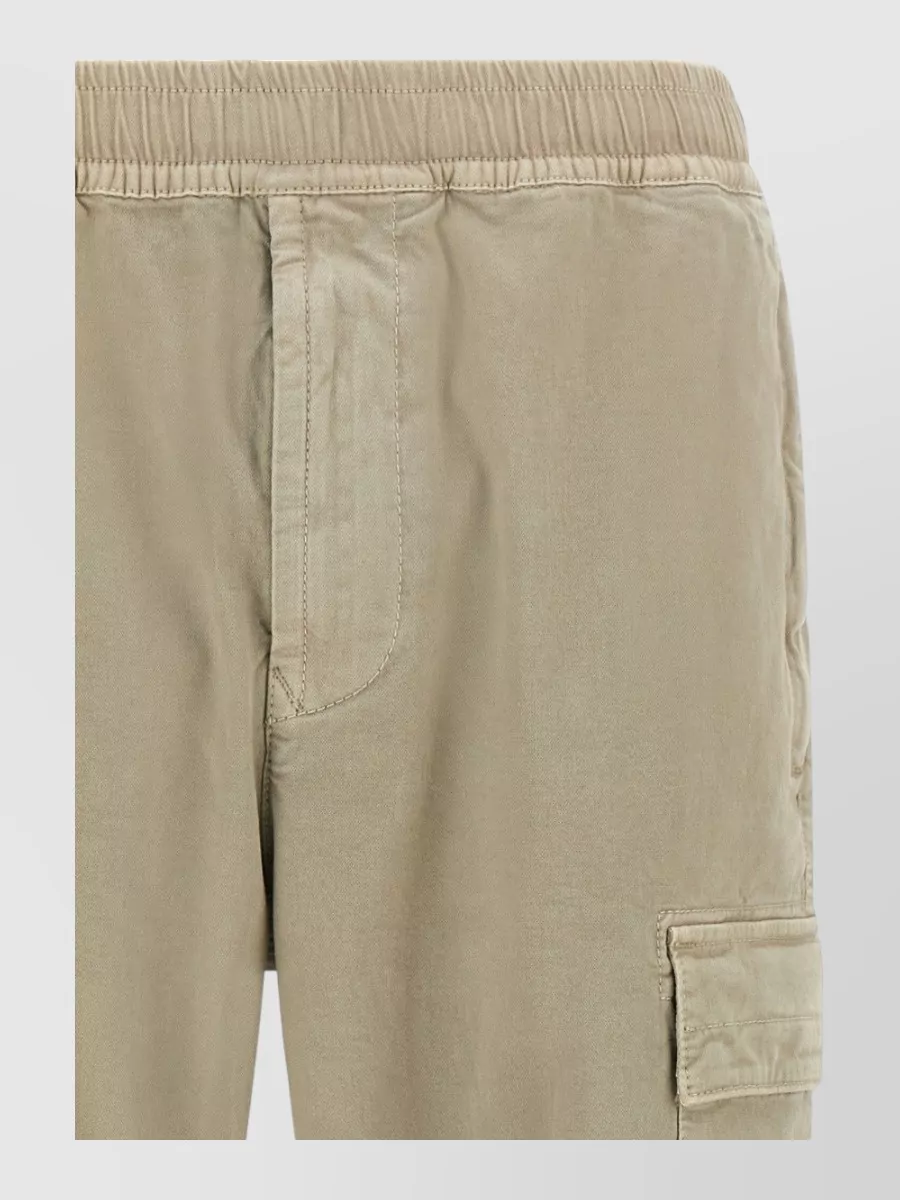 Stone Island cotton tapered cargo shorts