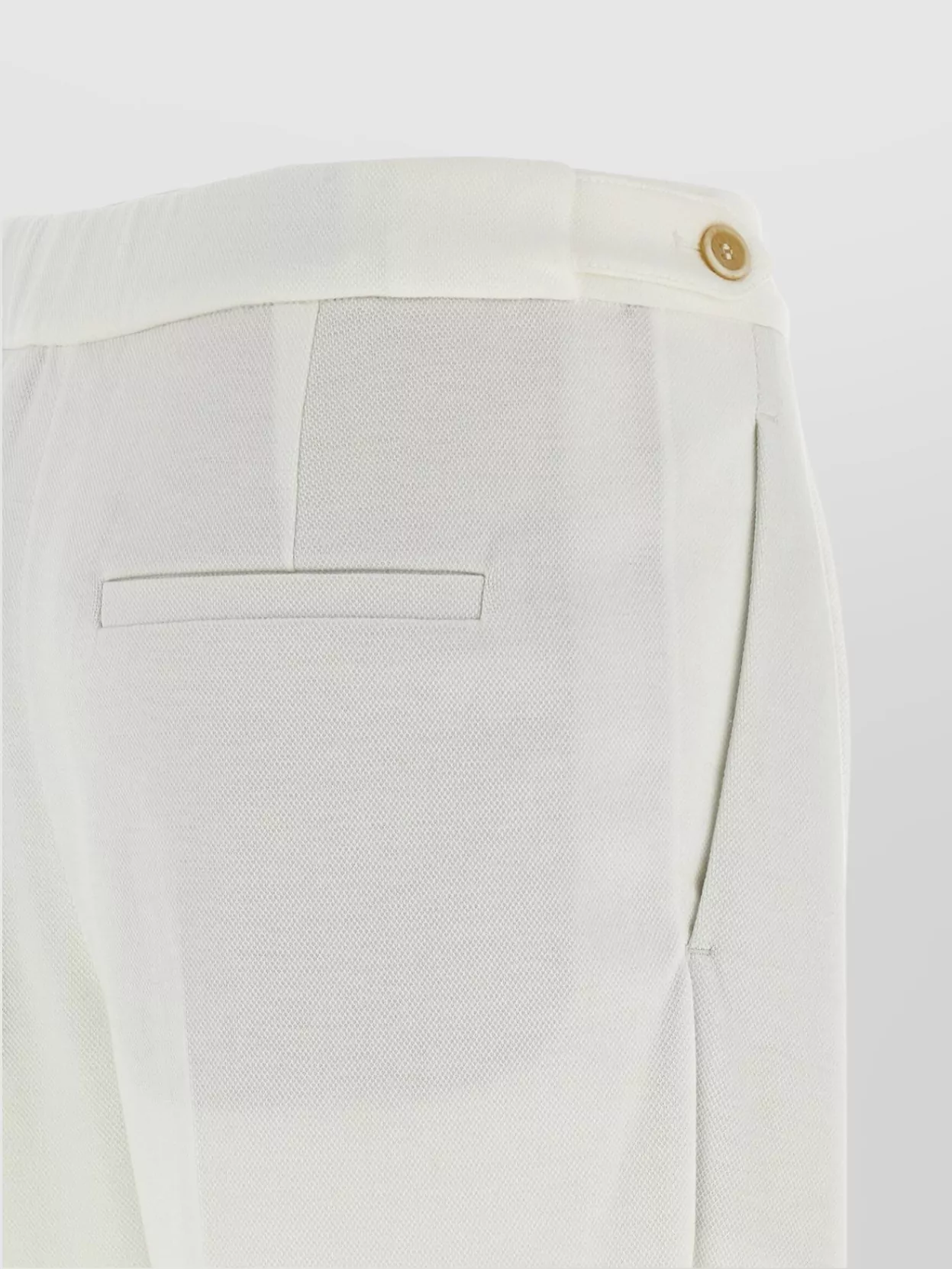 BRUNELLO CUCINELLI TEXTURED TROUSERS WITH BACK POCKETS AND BELT LOOPS