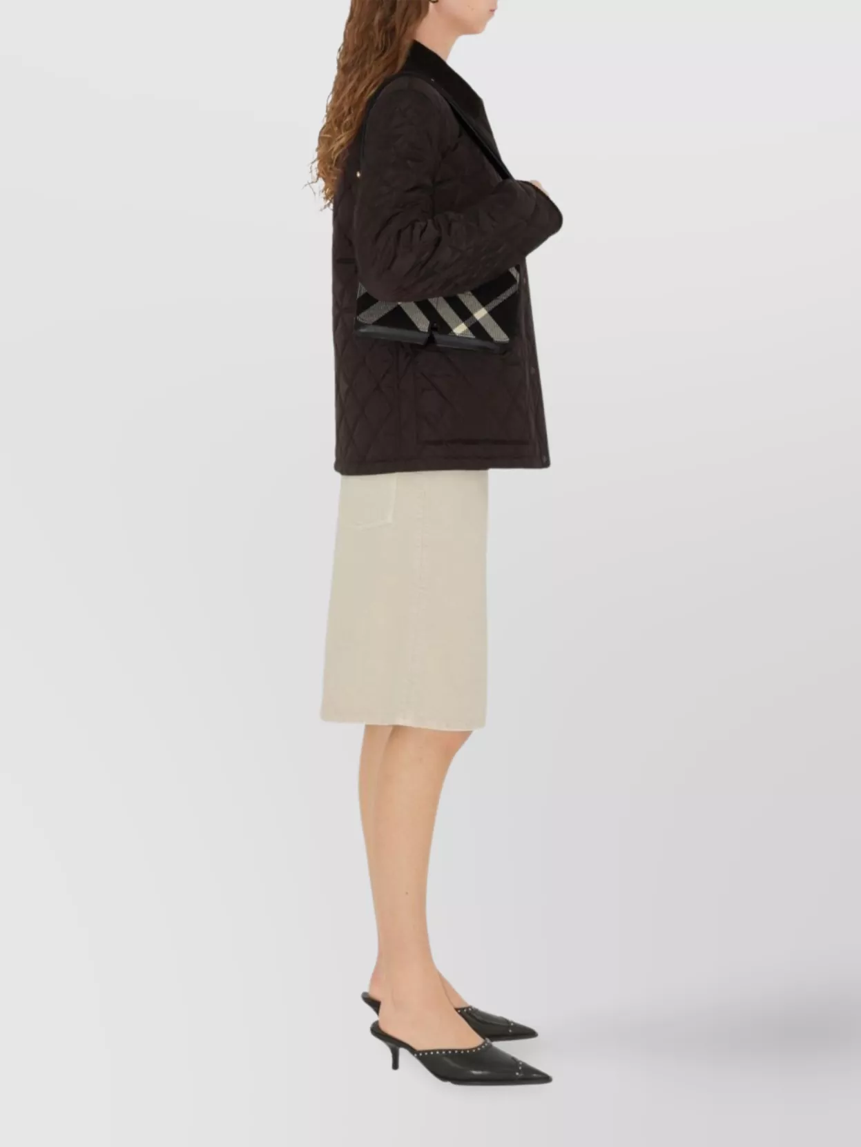 Burberry Quilted Jacket With Vintage Check Pattern