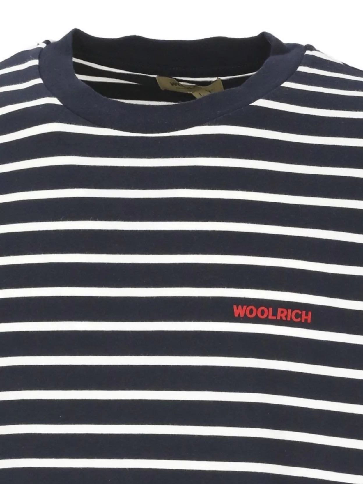 Woolrich Crew Neck Striped Pattern T-Shirt