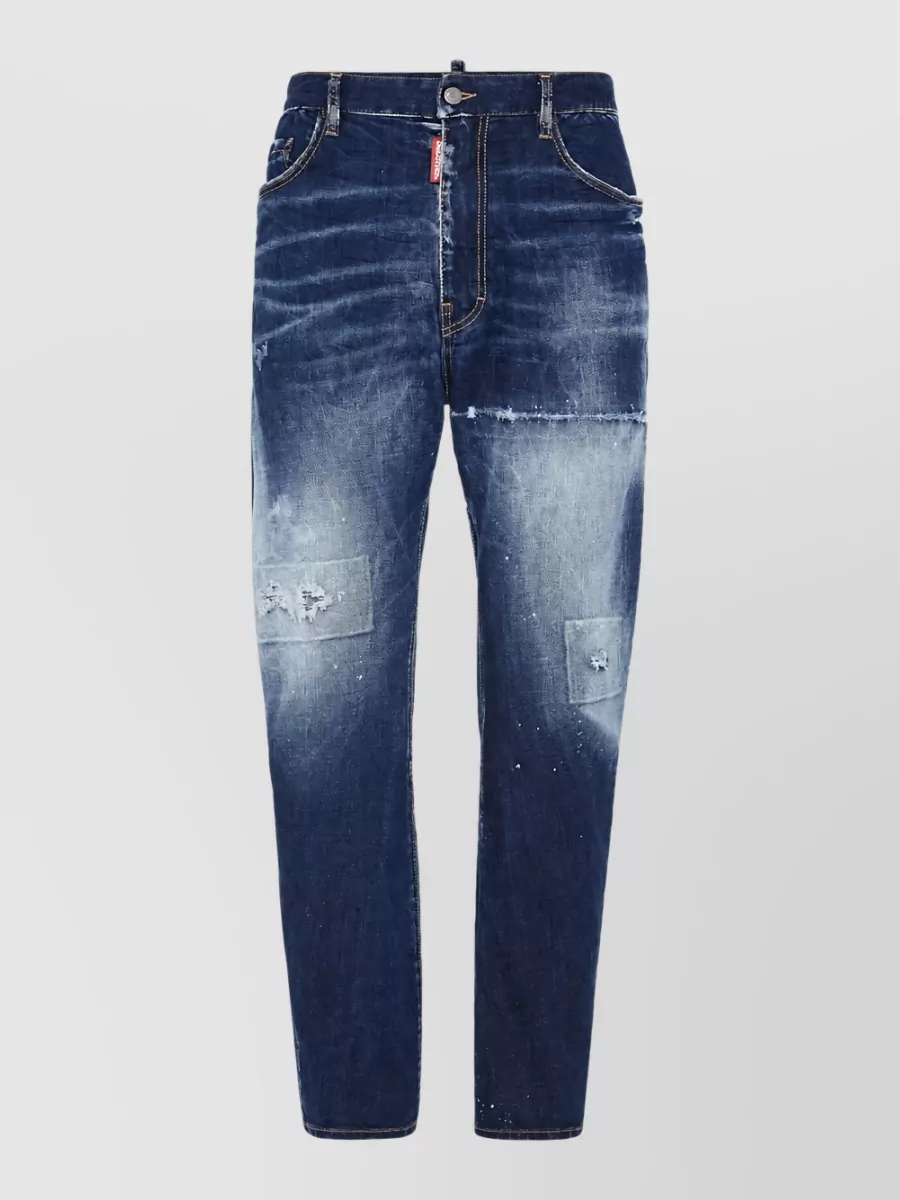 Dsquared2 distressed denim jeans