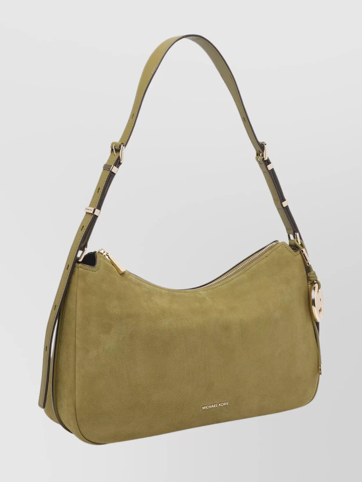 Michael Michael Kors Suede Shoulder Bag Featuring Removable Strap