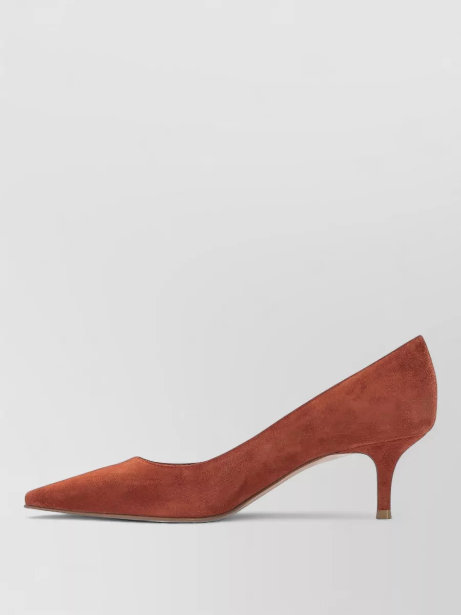 Gianvito Rossi Suede Leather Pumps