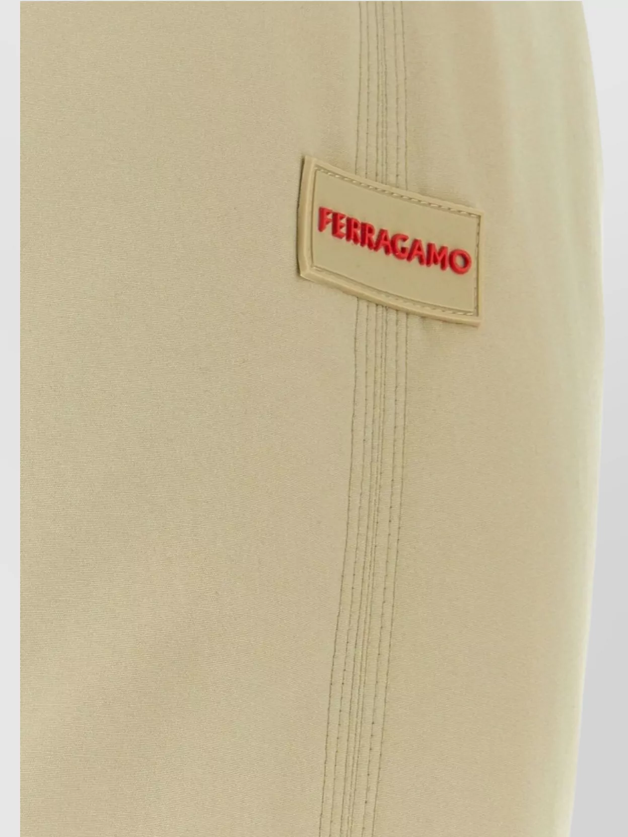 Ferragamo Padded Jacket With High Collar And Hood
