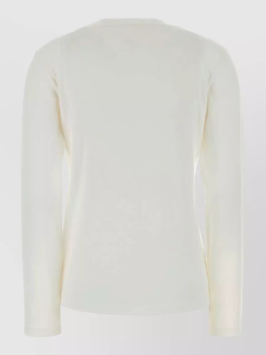 The Row Cotton Relaxed-Fit Long-Sleeve Top