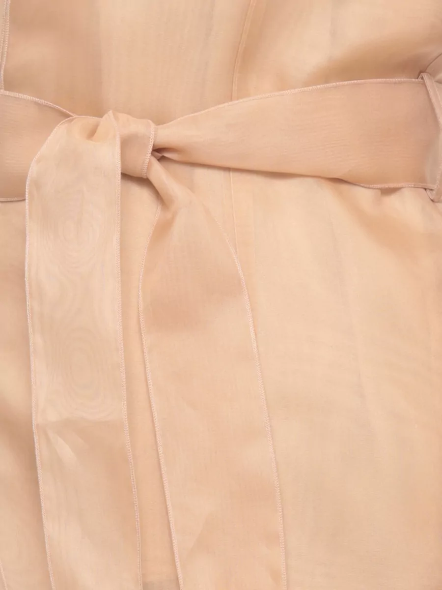 Antonelli Firenze Silk Belted Long-Sleeve Blazer