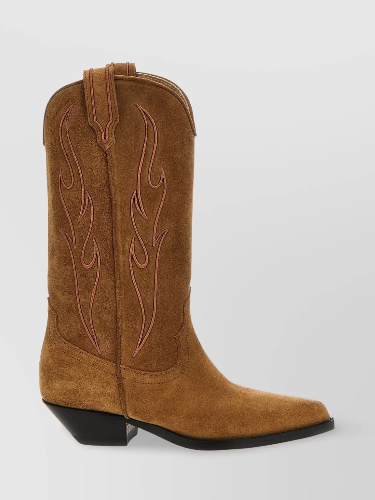 Sonora 'desert Rose' Embroidered Cuban Heel Boots