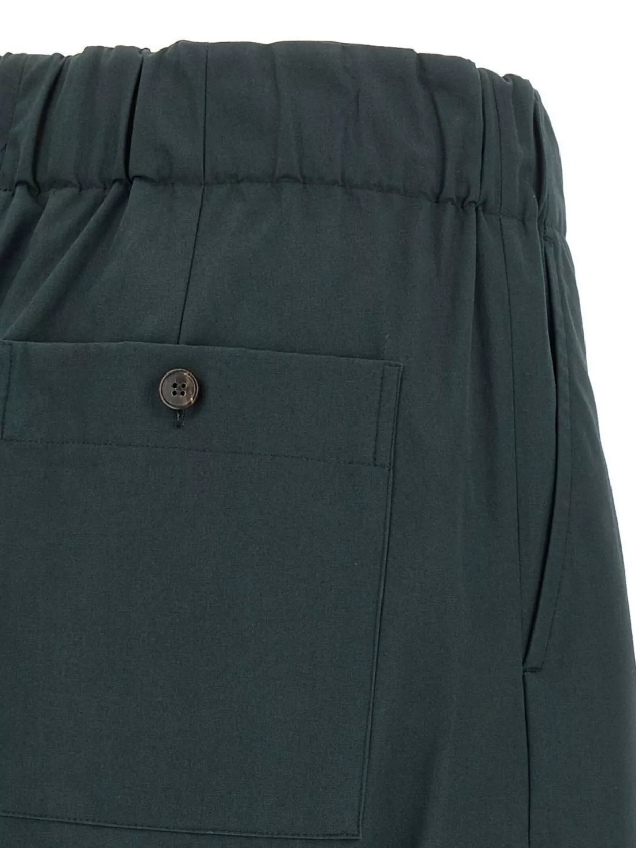 Dries Van Noten Comfortable Trousers With Elastic Waistband And Back Pocket In Gray