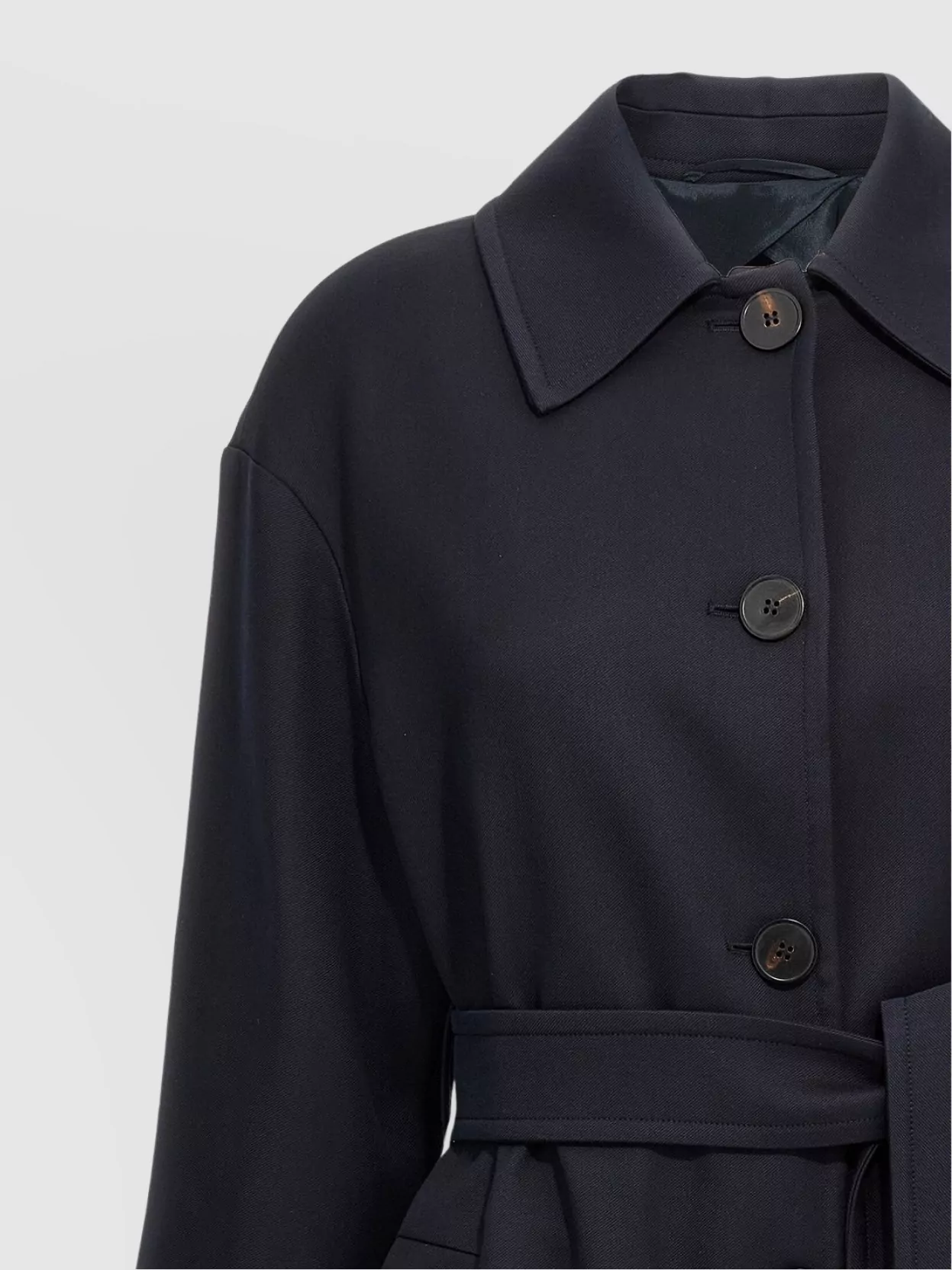 's Max Mara Coat With Belted Waist And Collar