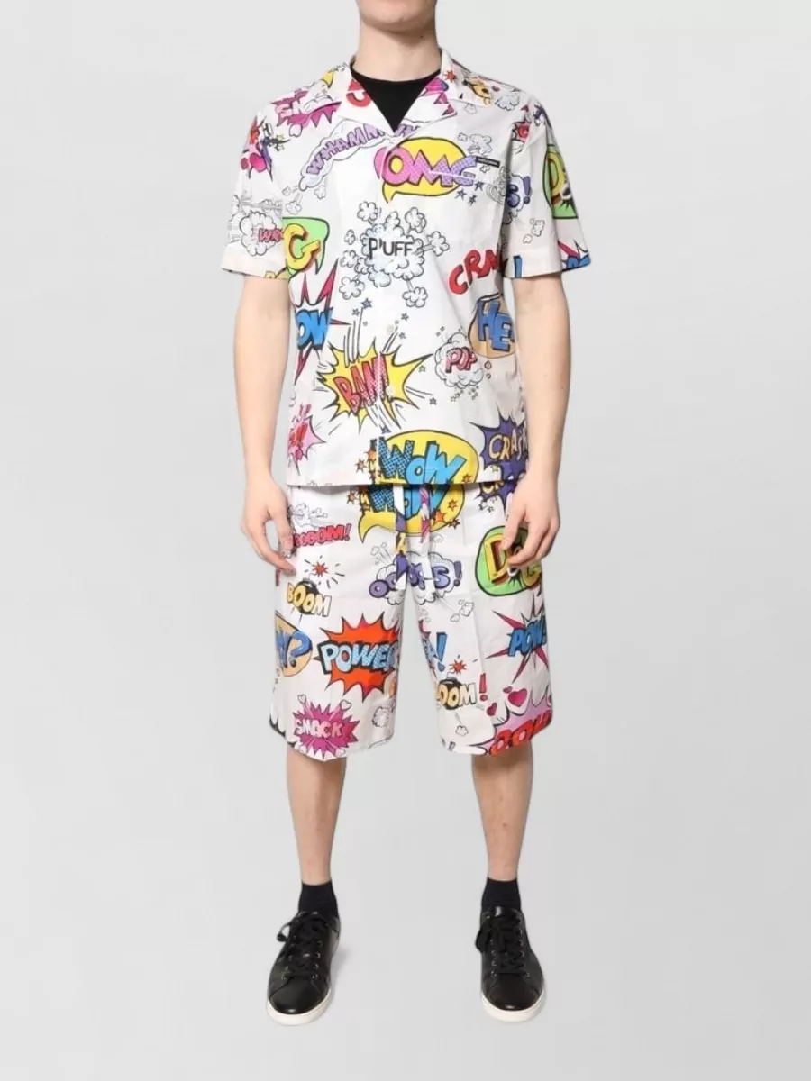 Dolce&Gabbana cotton printed pajama set