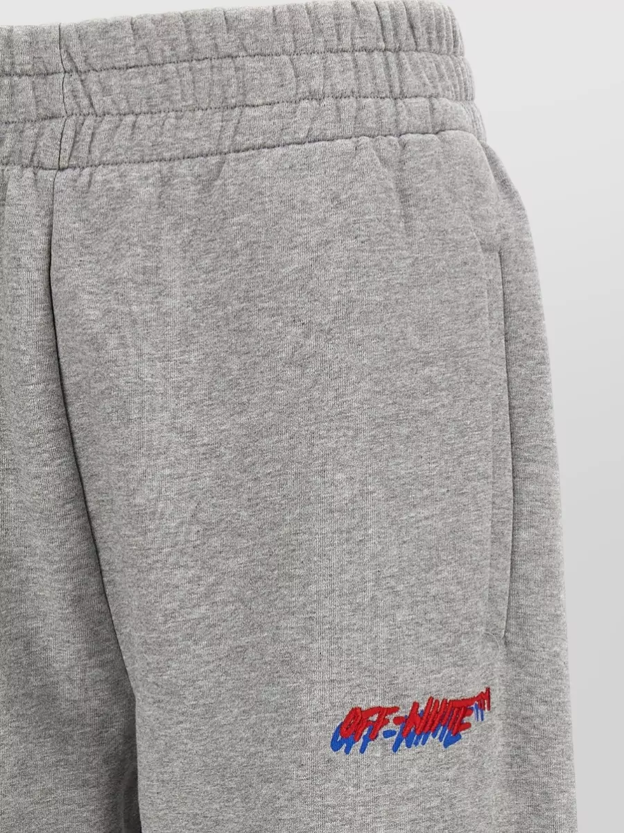 Off-White Joggers Featuring Logo Detail And Embroidery