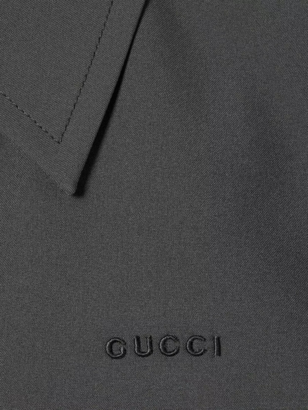 Gucci Panama Jacket With Embroidery And Long Sleeves
