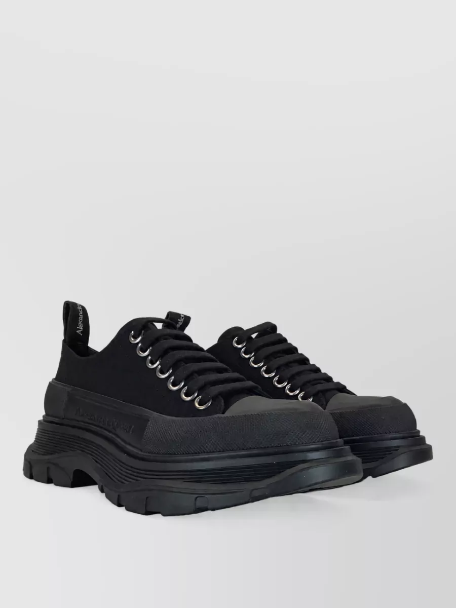 Mc Queen canvas lace-up sneakers