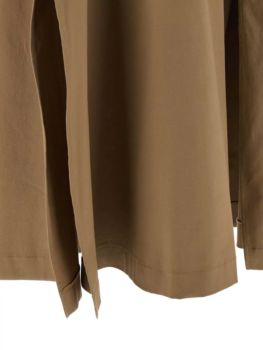 Thelatest Cotton Pleated Maxi Skirt