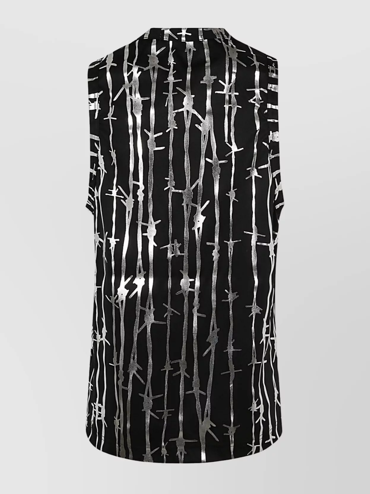 Comme Des Garçons Women's Sleeveless Metallic Print Tank Top