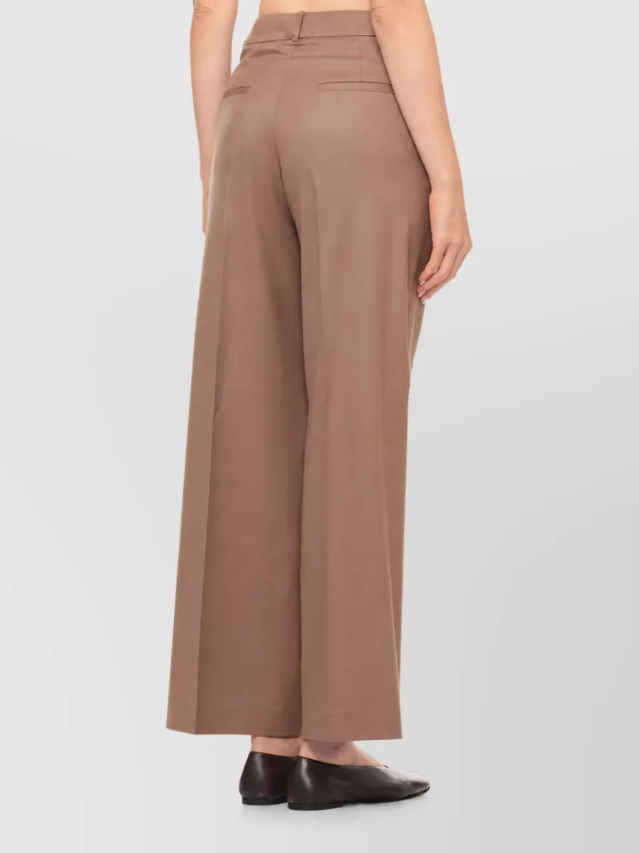 Peserico Virgin Wool Straight-Leg Trousers