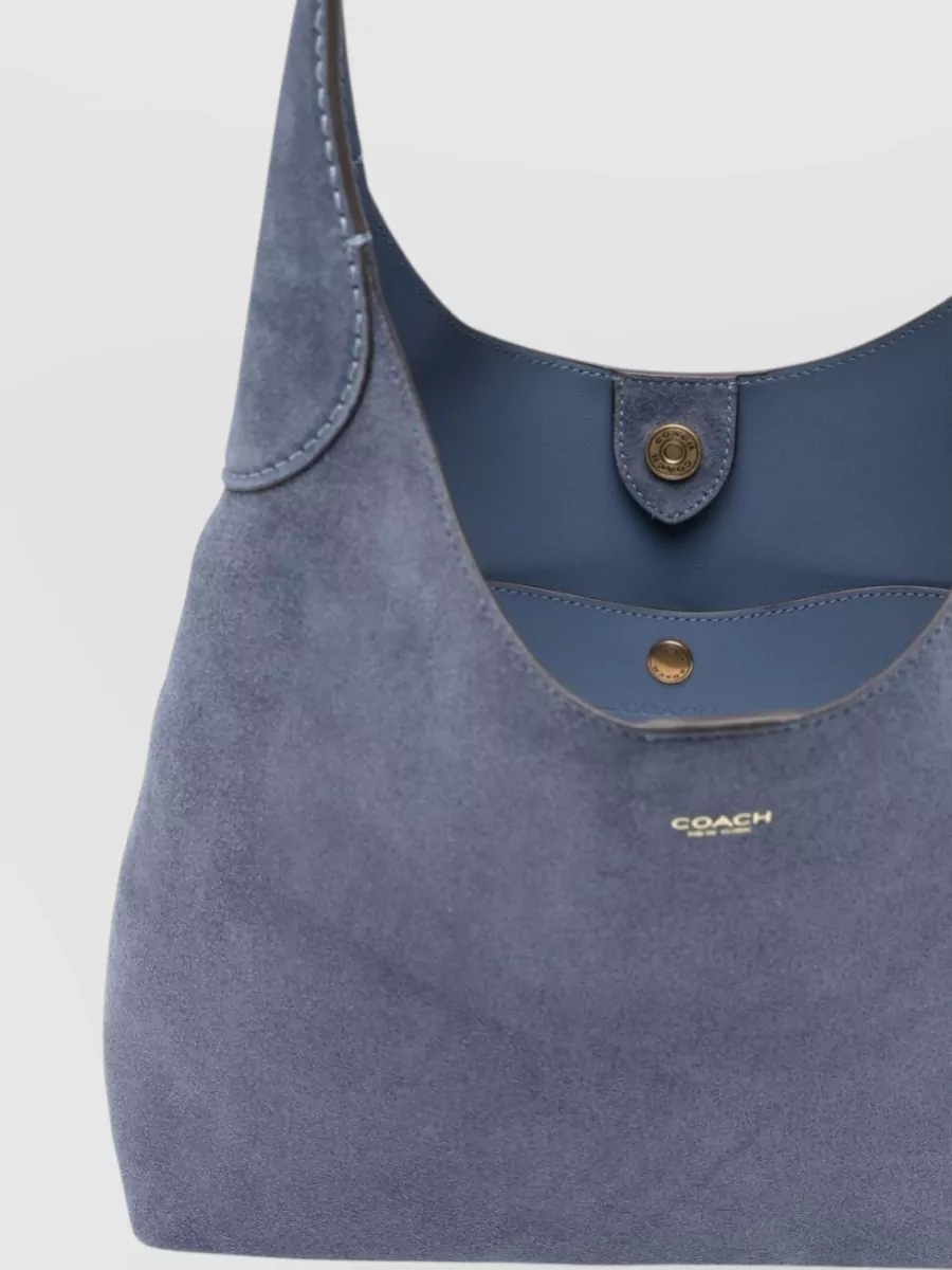 Coach Brooklyn 28 Suede Leather Shoulder Bag