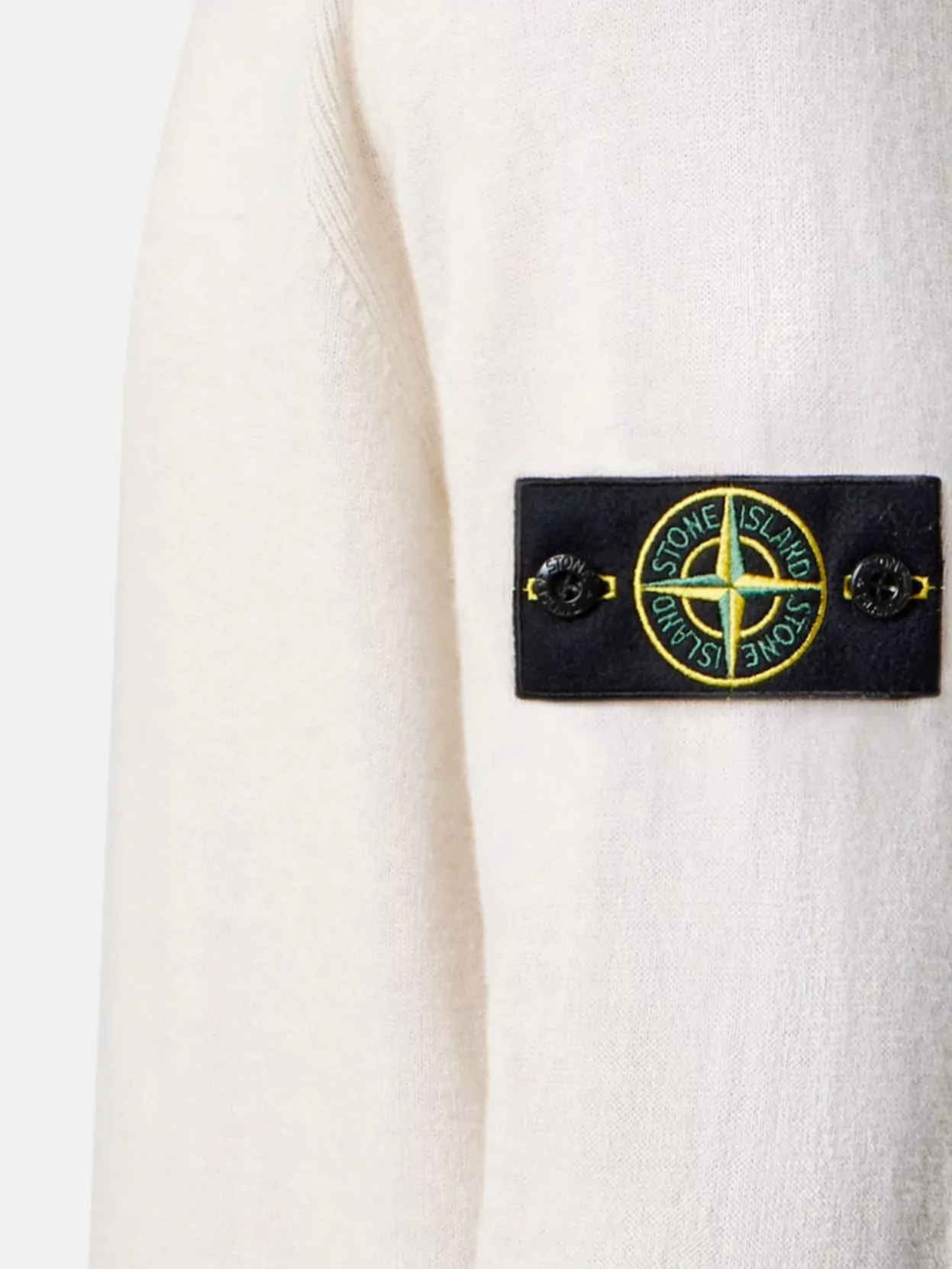 Stone Island Virgin Wool Long Sleeve Cardigan