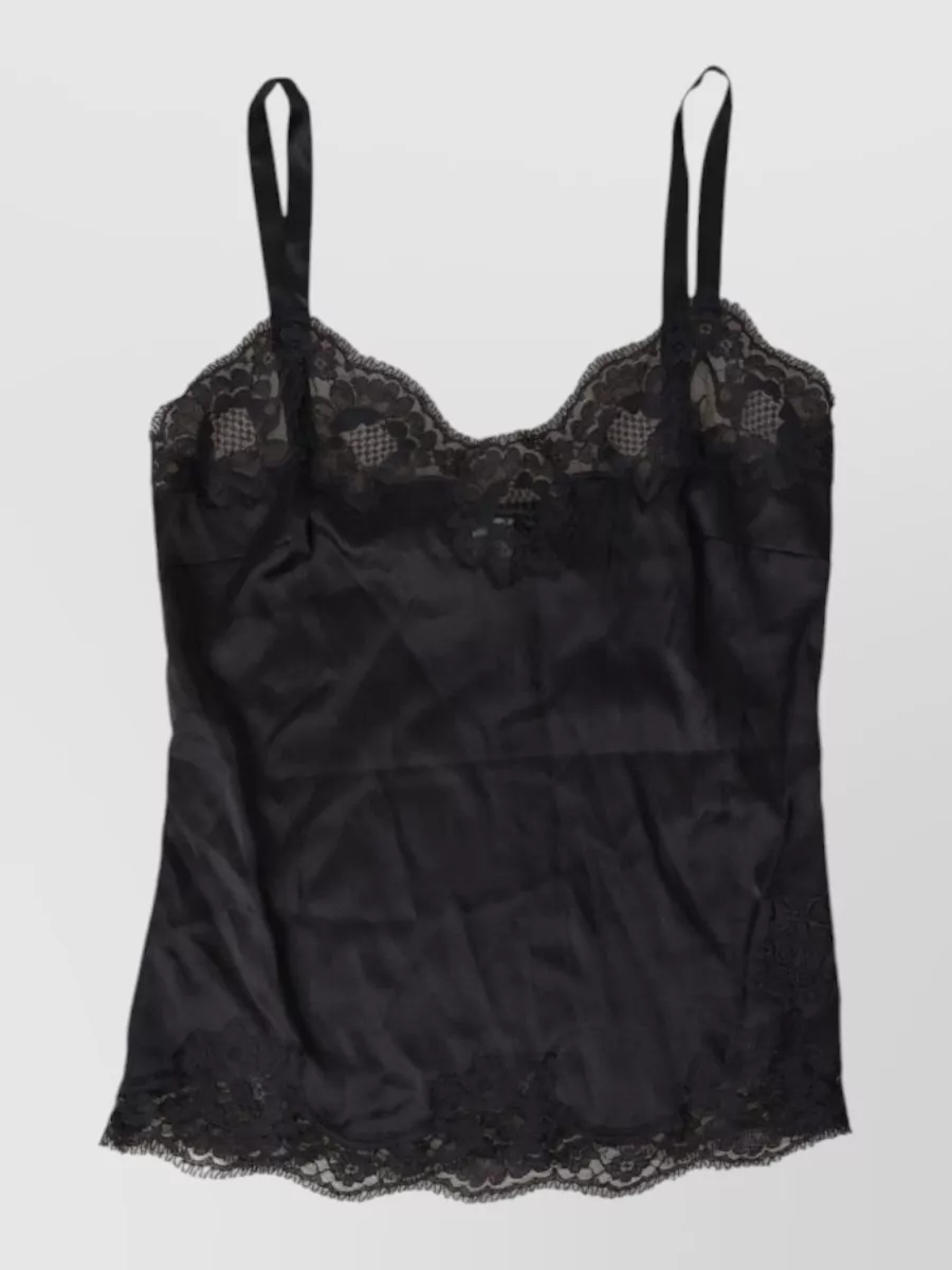 Dolce&Gabbana silk lace camisole top